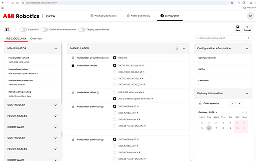 Configurator Dashboard
